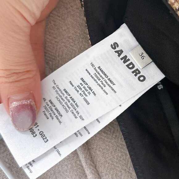 BRAND NEW SANDRO PANTS, SIZE 36 - Picture 5 of 7